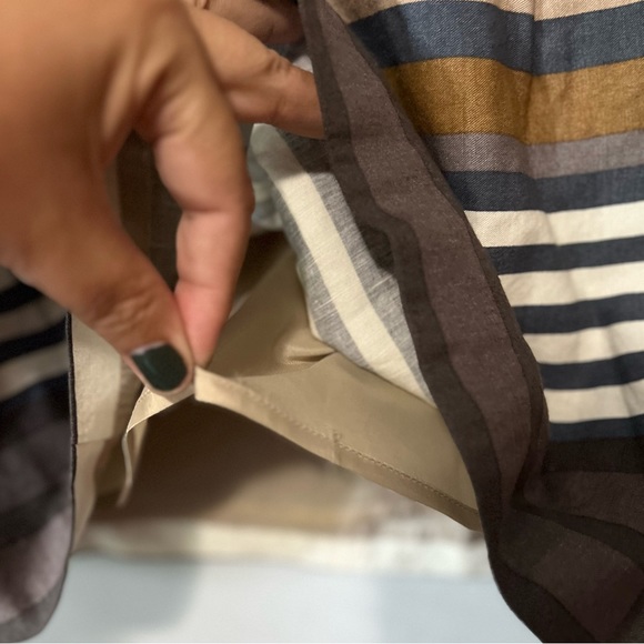 Banana Republic Striped Pleated Skirt - Picture 6 of 6